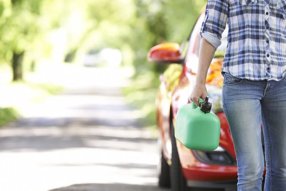 Run Out of Gas on the Road